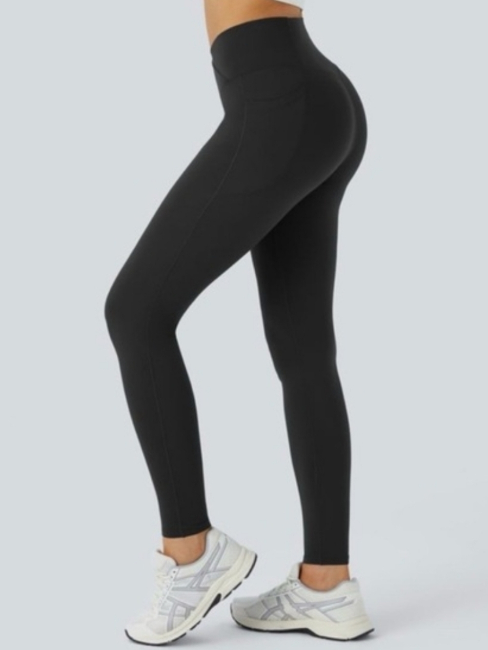HALARA Patitoff Pet Hair Resistant Crossover Pocket Casual Leggings - Picture 3 of 14